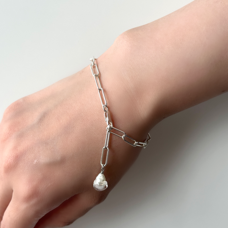 Water drop pearl bracelet【SV925ブレスレット】 – popy-k Water drop pearl bracelet【SV925ブレスレット】 – popy-k