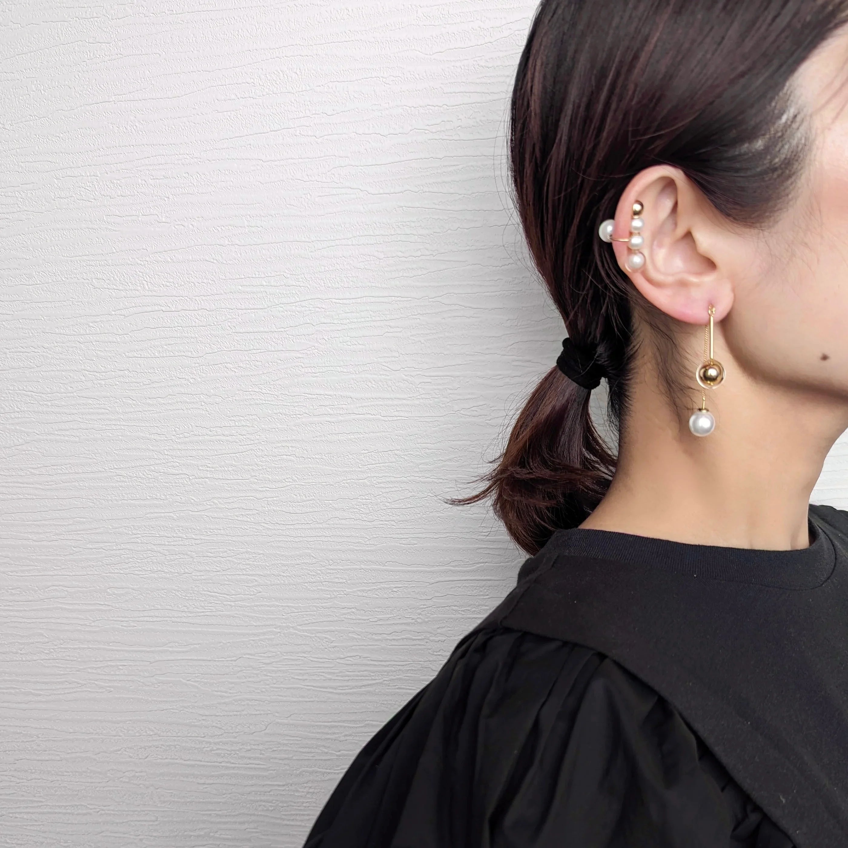 普段使いOK【結婚式お呼ばれピアス/イヤリング】はパール＆ゴールドで