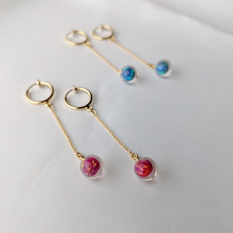 Kyoto Opal MINI L</br>White/Purple/Red/blue【ピアス/イヤリング】アメリカンピアス・チェーンピアス