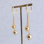 Clackers gold</br>【ピアス/イヤリング】<br>アメリカンピアス・チェーンピアス