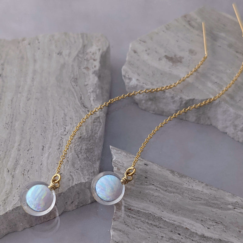 Kyoto Opal MINI L</br>White/Purple/Red/blue【ピアス/イヤリング】アメリカンピアス・チェーンピアス